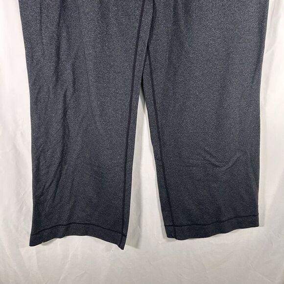 Lululemon Pants Women's 10 Grey Pull On Drawstring Pockets Wide Leg - Picture 3 of 8